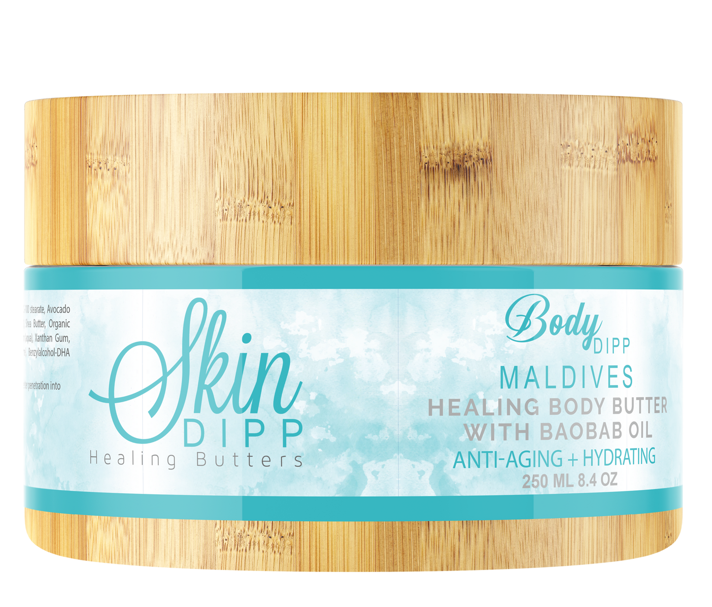 Skin Dipp Healing Butters - Body Dipp Sugar Scrub - Maldives