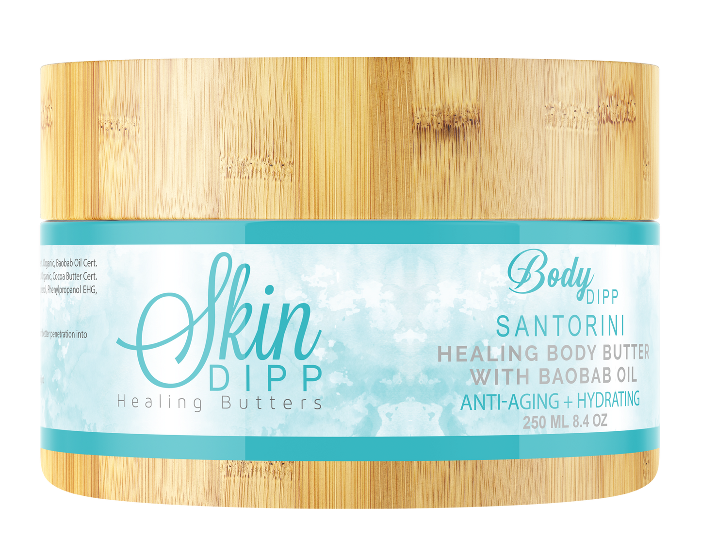 Skin Dipp Healing Butters - Body Dipp Body Butter - Santorini