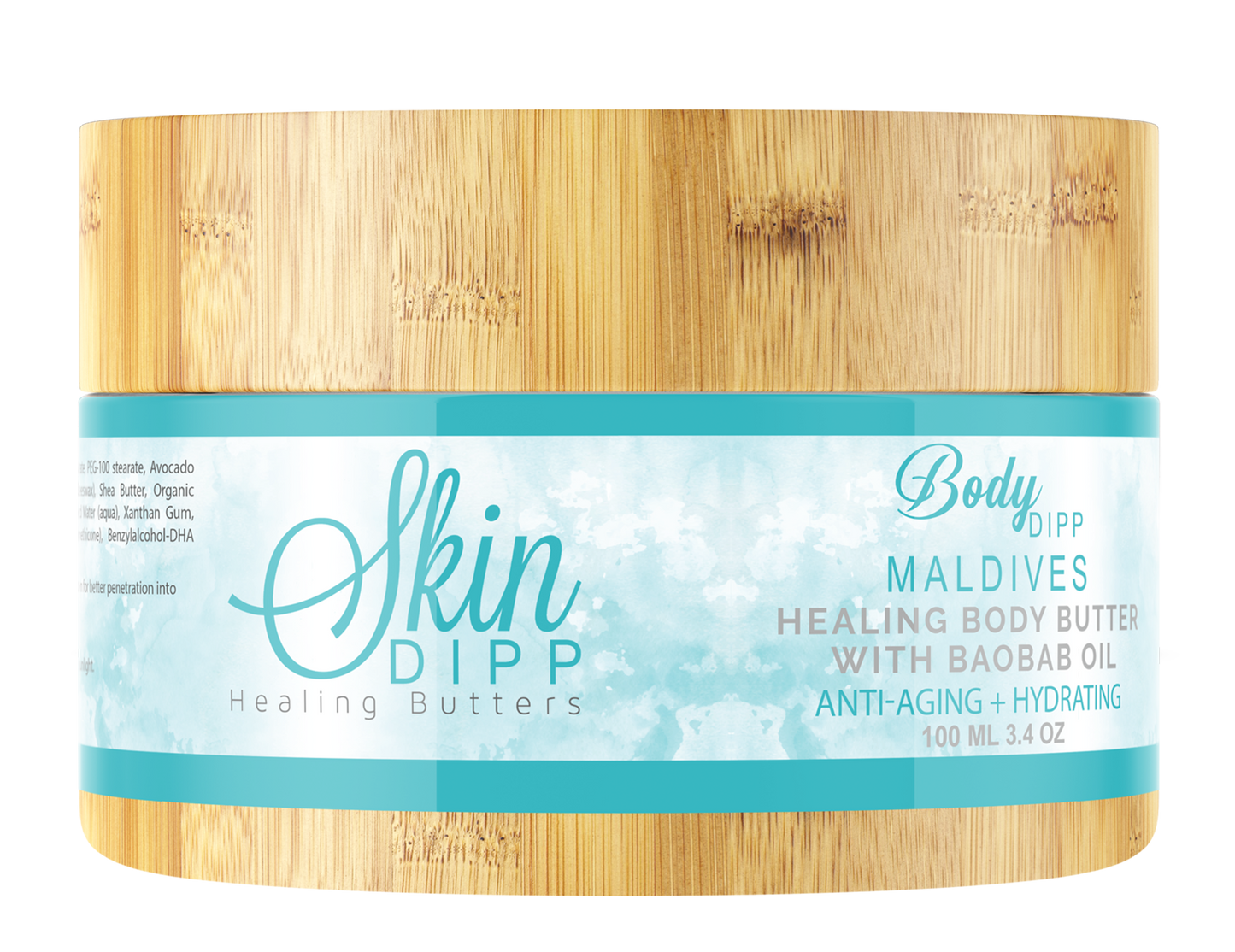 Skin Dipp Healing Butters - Body Dipp Sugar Scrub - Maldives