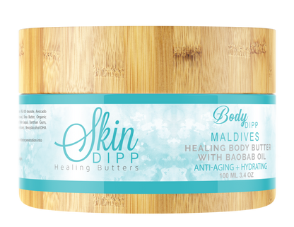 Skin Dipp Healing Butters - Body Dipp Sugar Scrub - Maldives