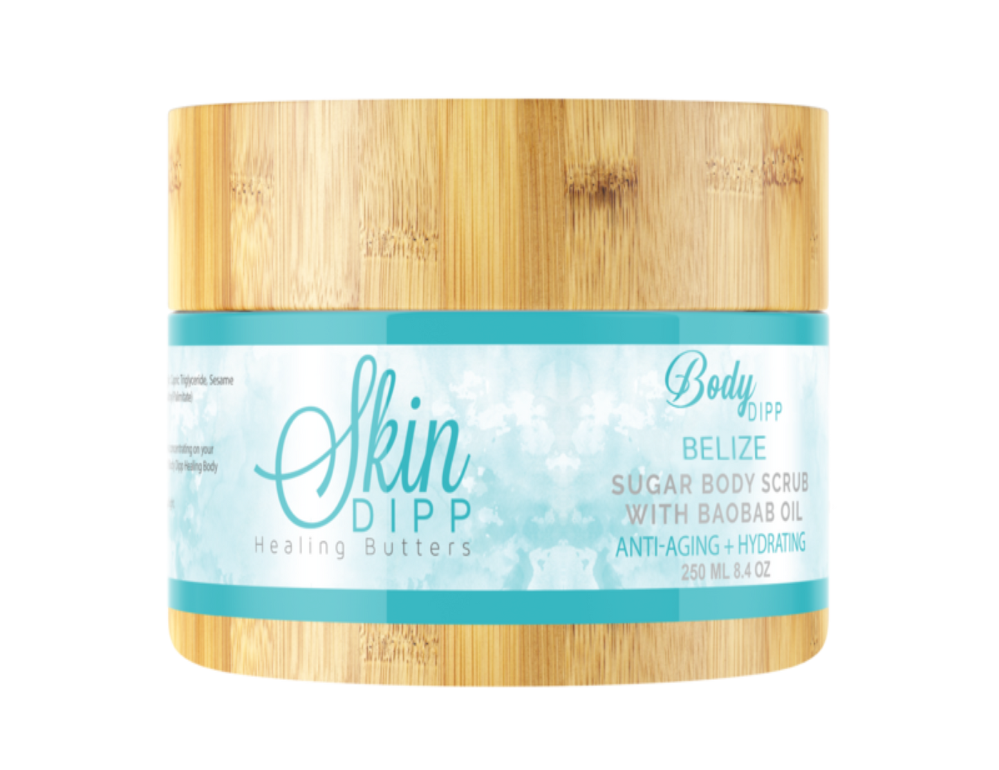 Skin Dipp Healing Butters - Body Dipp Sugar Scrub - Belize